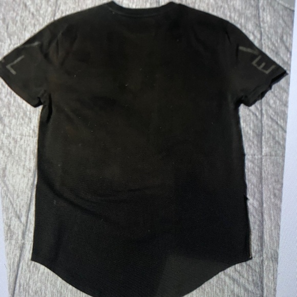 Black Men's Shirt with Pocket Detail - Picture 2 of 2